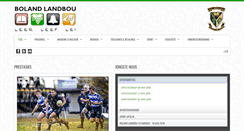 Desktop Screenshot of bolandlandbou.co.za